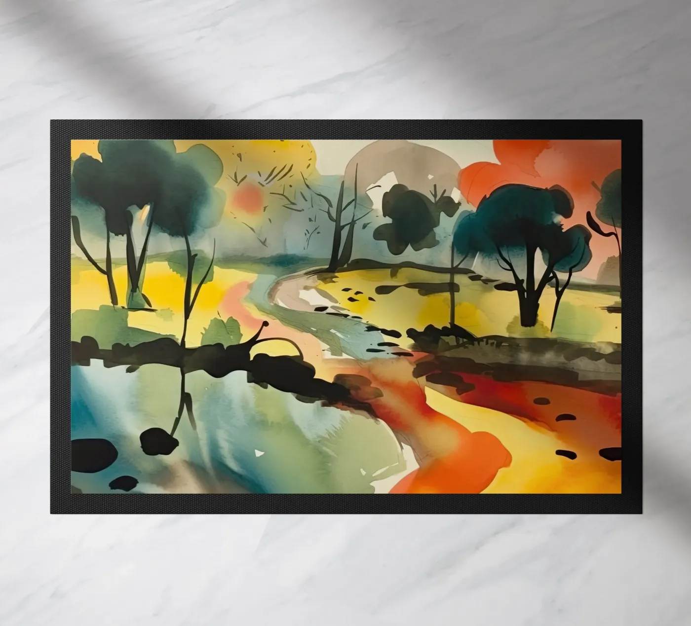 Golden Path doormat by DaarbyN