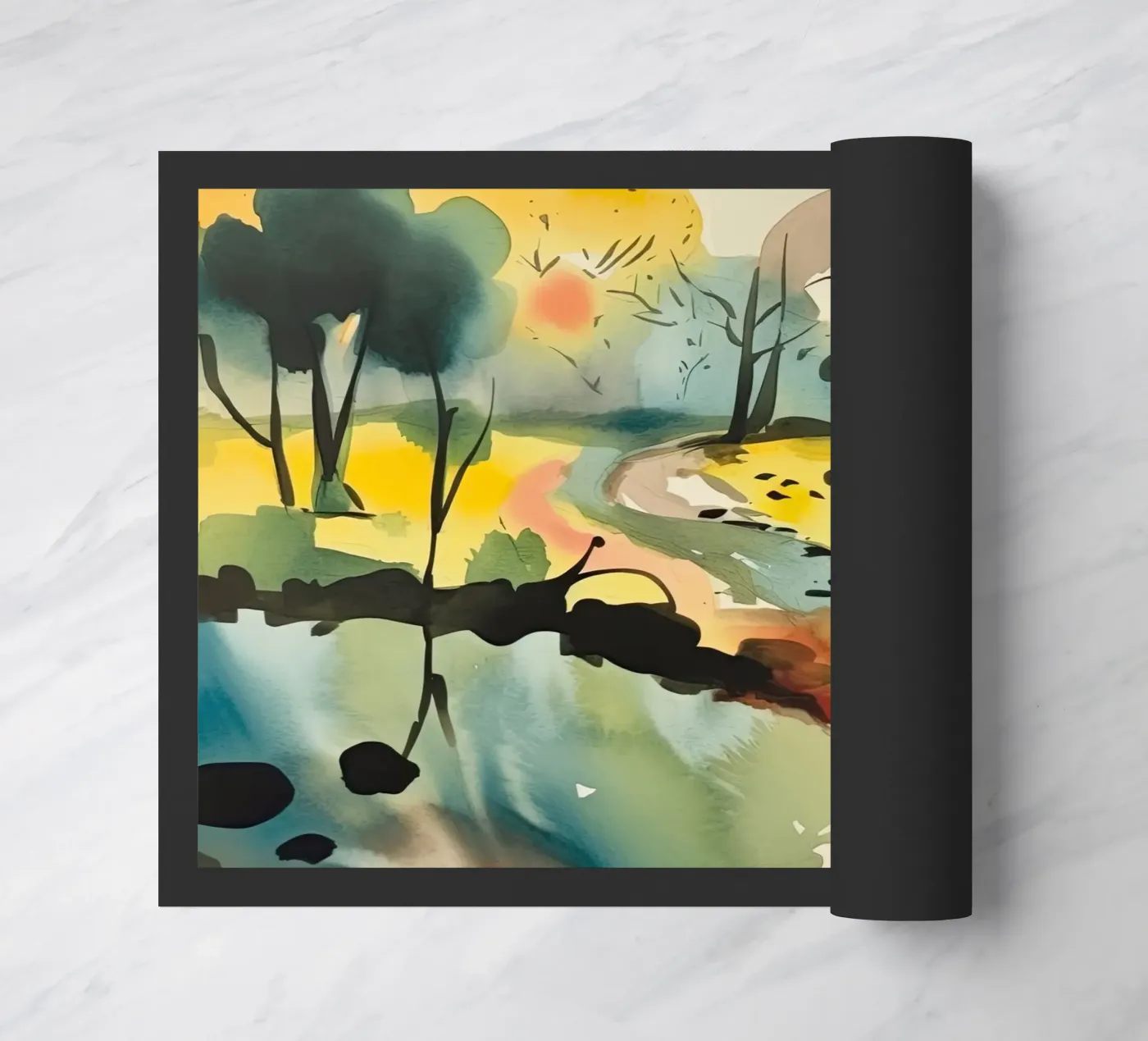 Golden Path doormat by DaarbyN