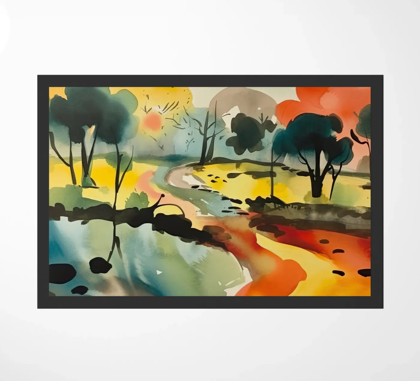 Golden Path doormat by DaarbyN