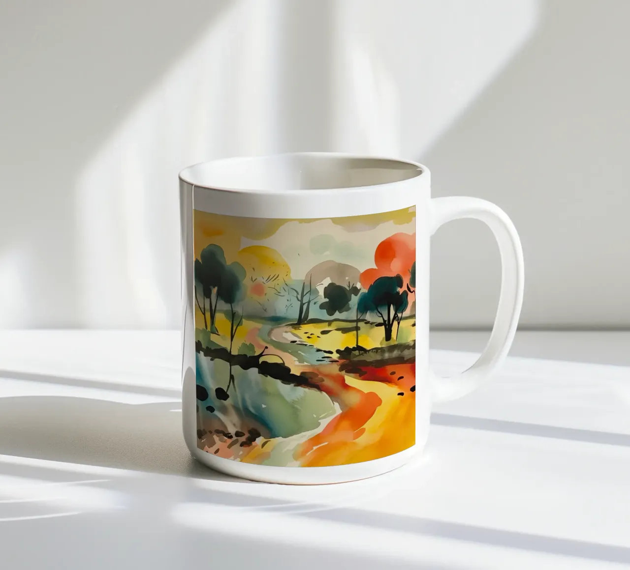 Sentiero d'oro tazza in ceramica da DaarbyN