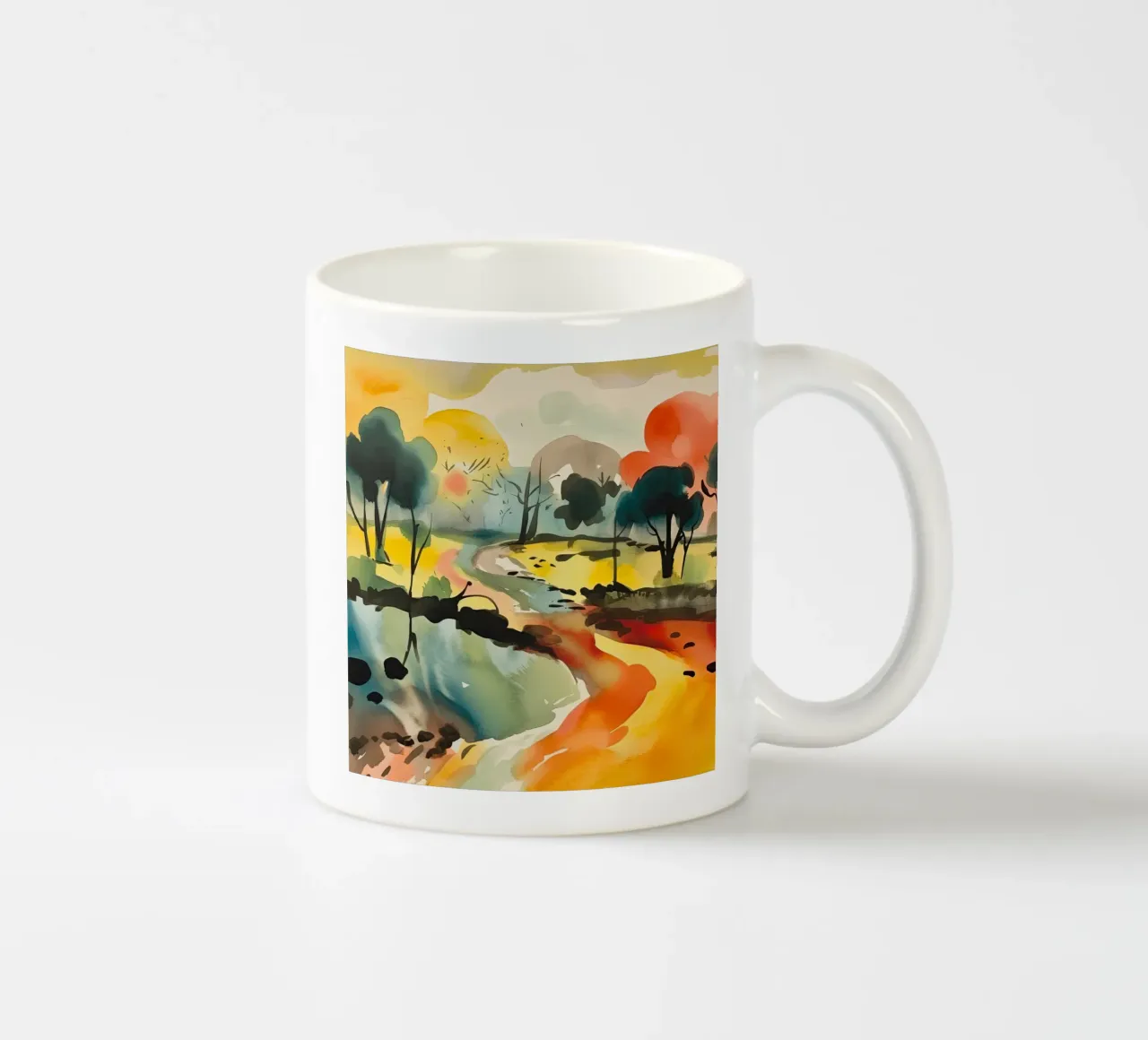 Sentiero d'oro tazza in ceramica da DaarbyN