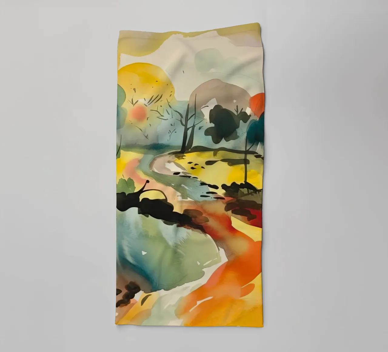 Golden Path towel by DaarbyN