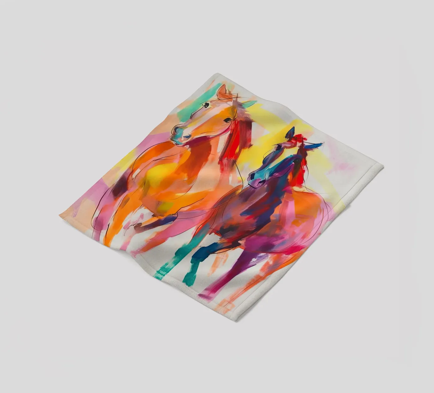 Pferde Fleecedecke von DaarbyN