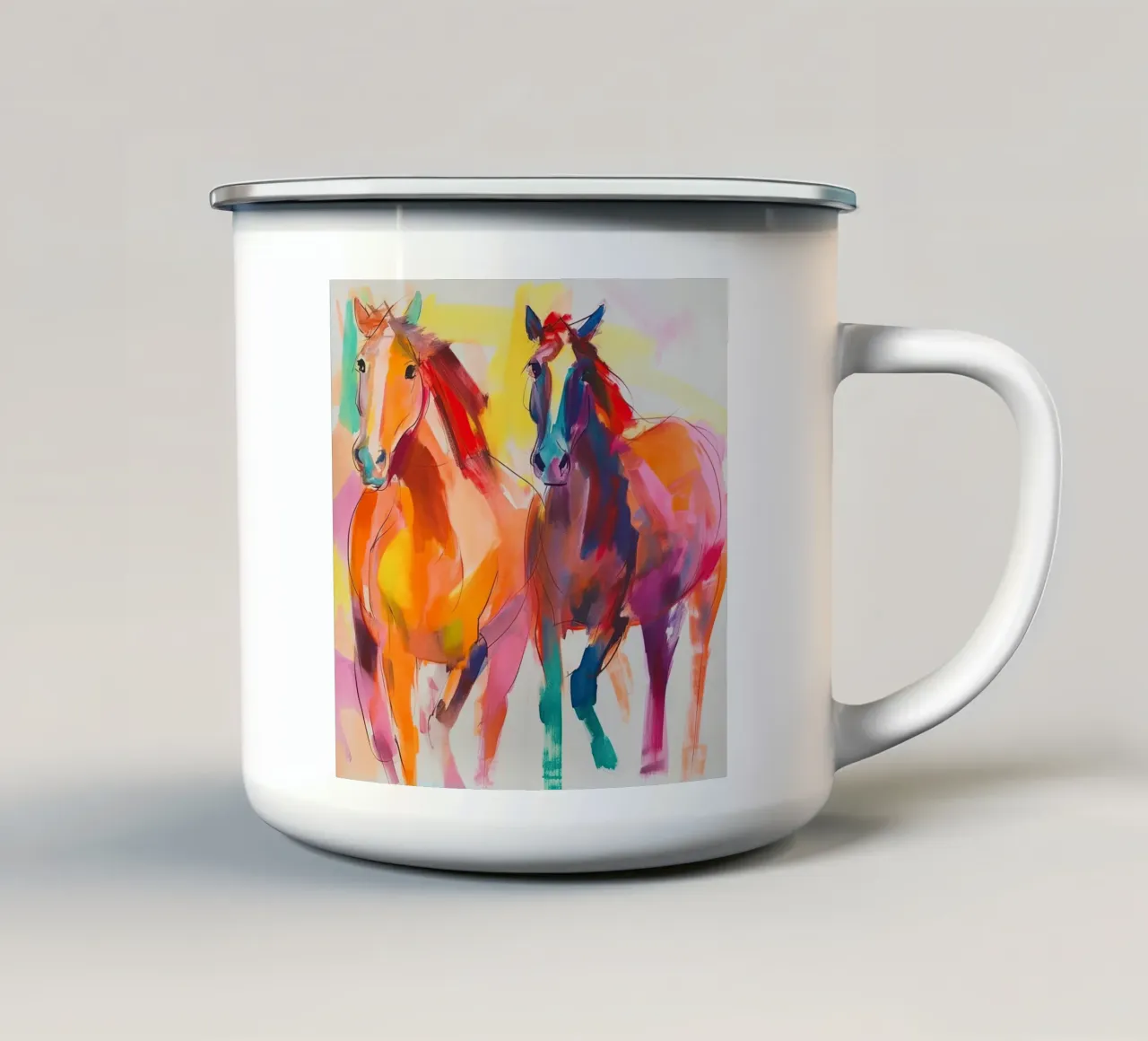 Cavalli tazza in smalto da DaarbyN