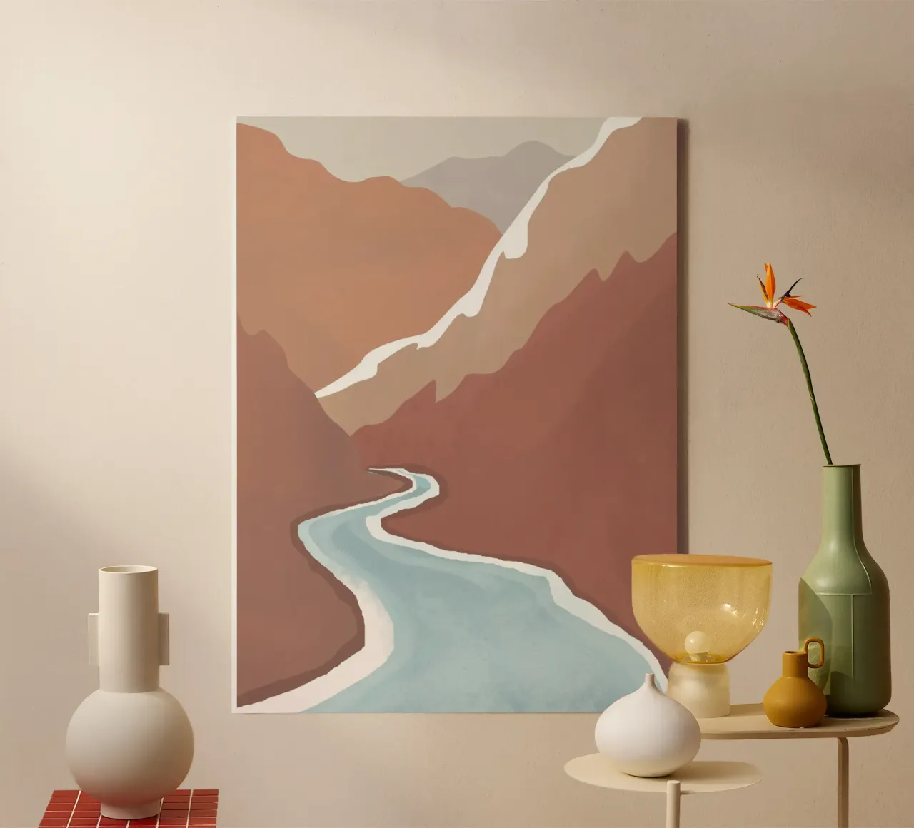 Canyon tela con Cornice a cassetta da Urban Art Draw