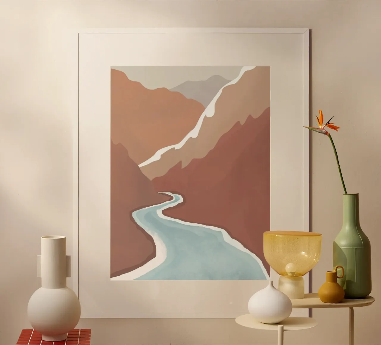 Canyon poster con telaio in plastica da Urban Art Draw