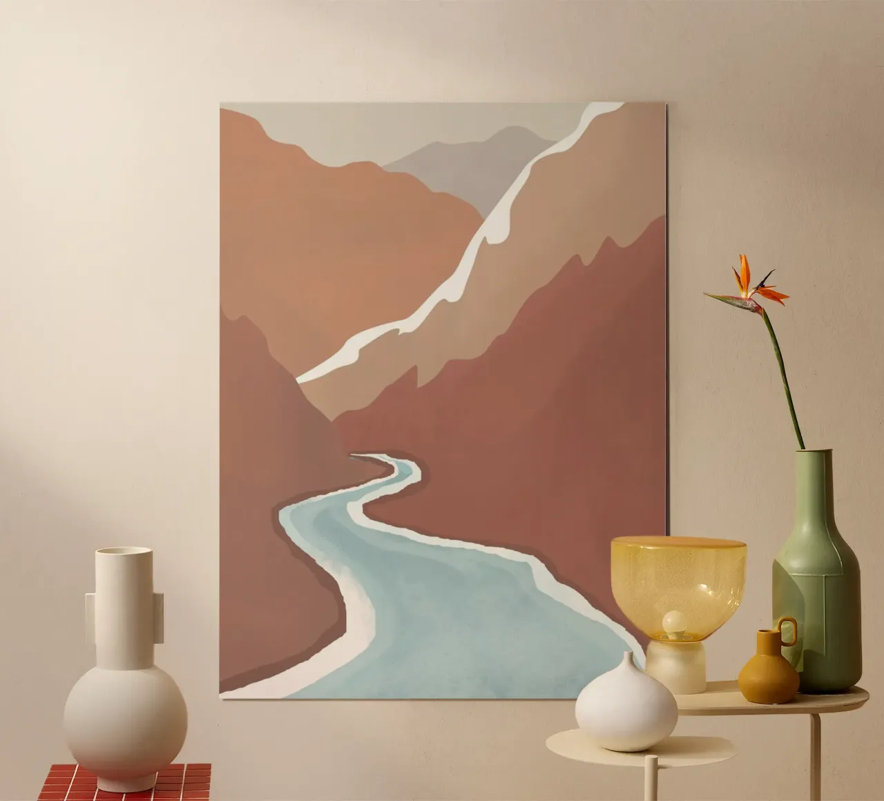 Canyon poster con telaio in plastica da Urban Art Draw