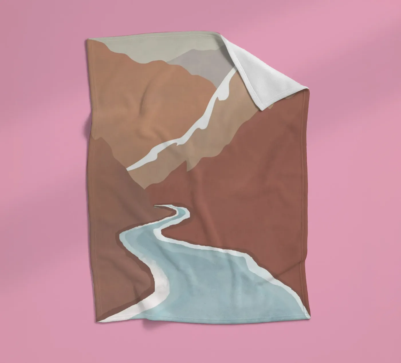 Canyon Fleecedecke von Urban Art Draw