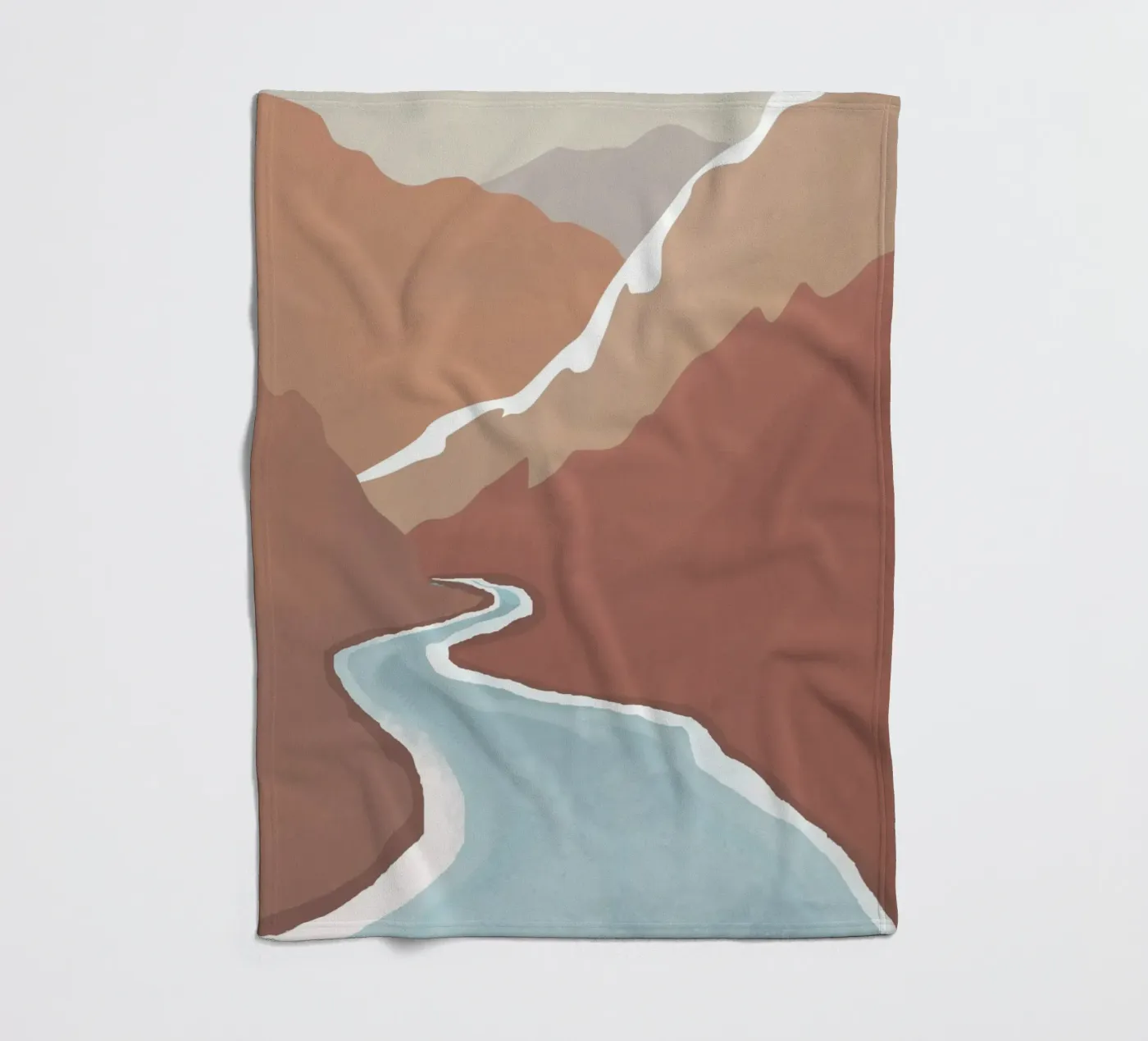Canyon Fleecedecke von Urban Art Draw