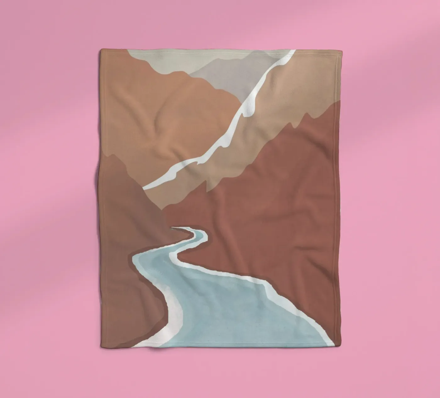 Canyon Fleecedecke von Urban Art Draw