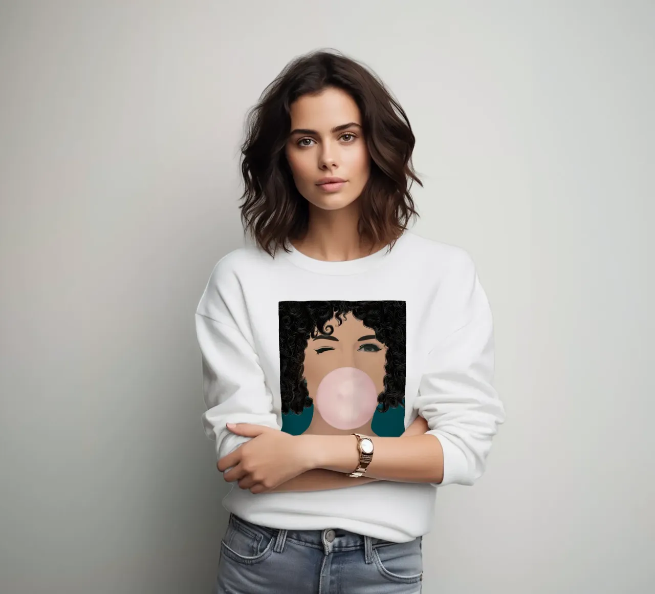 Buone vibrazioni felpa da Urban Art Draw