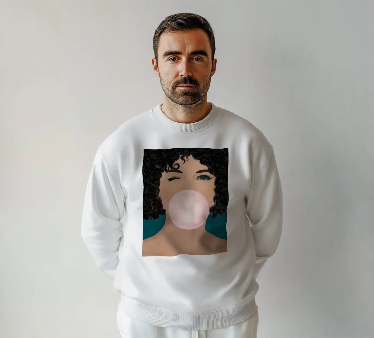 Buone vibrazioni felpa da Urban Art Draw