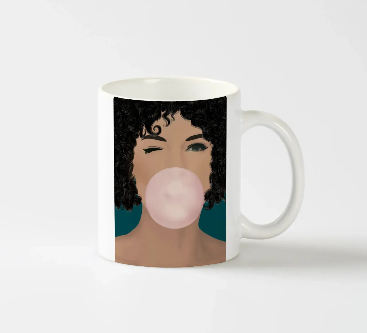 Buone vibrazioni tazza in ceramica da Urban Art Draw