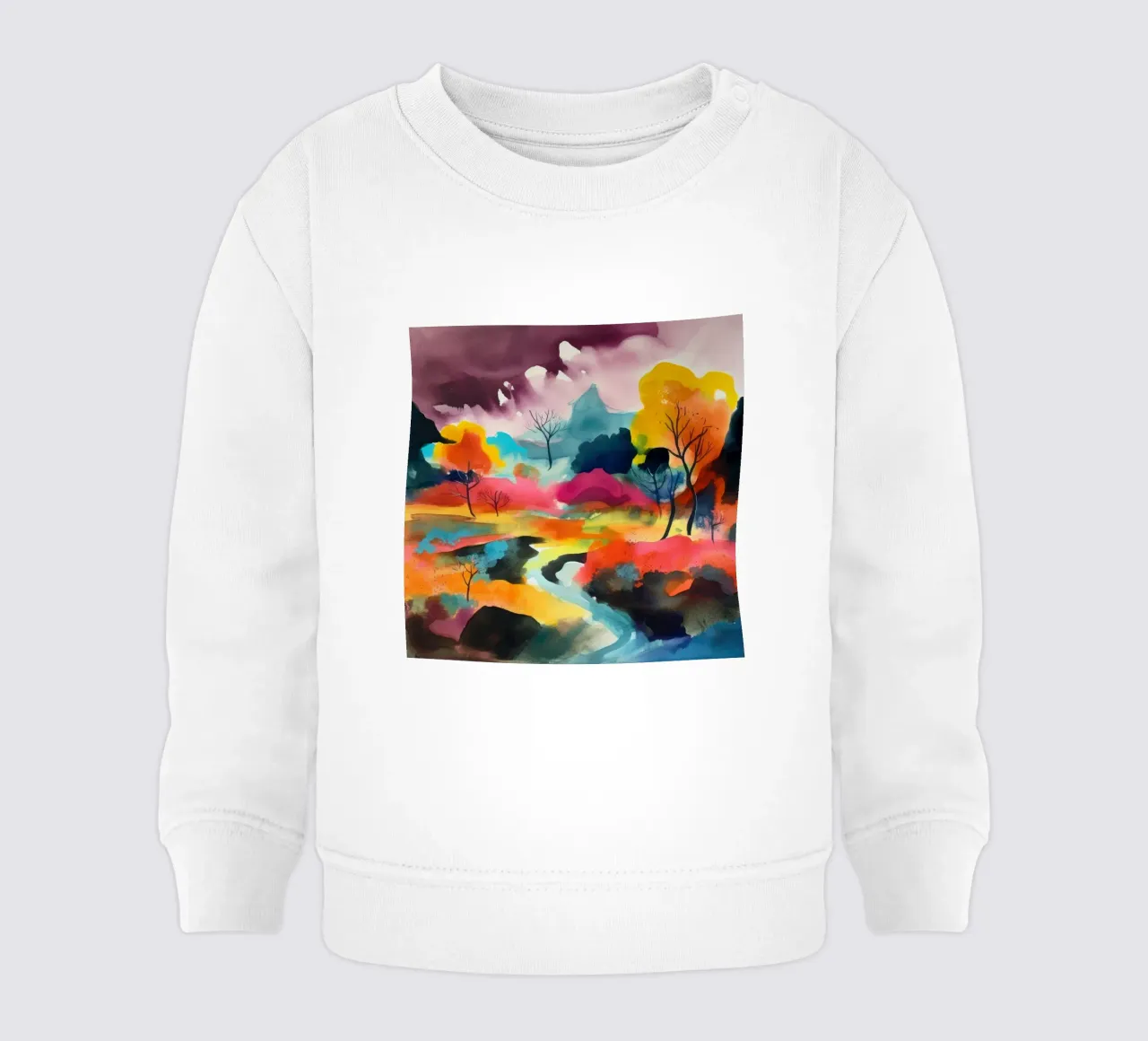 Il fiume dei colori felpa neonato da DaarbyN