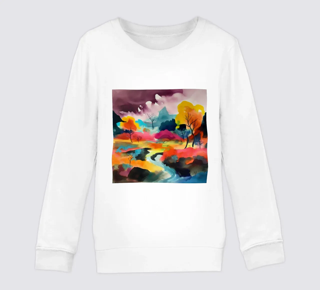 Il fiume dei colori felpa bambino da DaarbyN