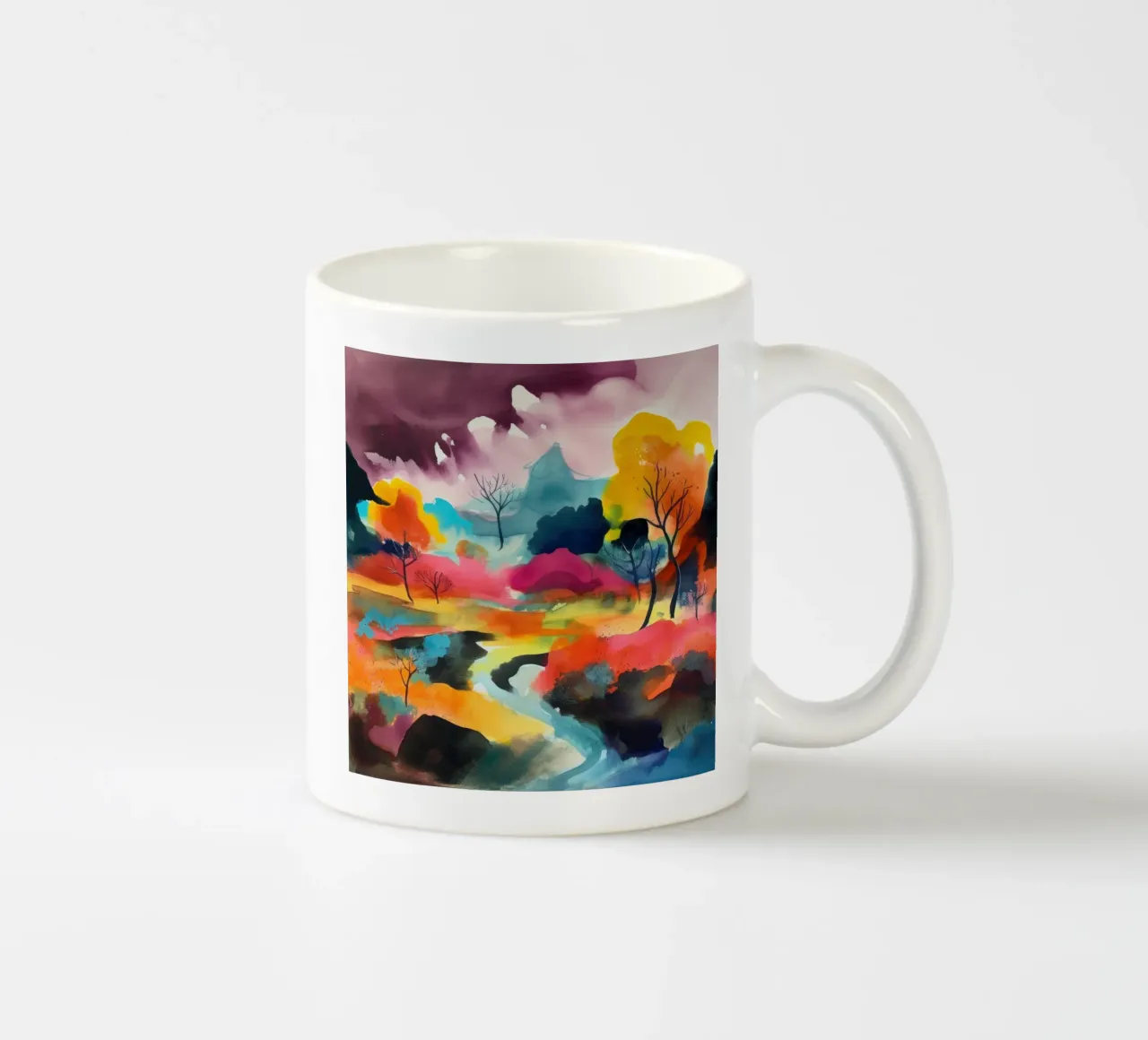 Il fiume dei colori tazza in ceramica da DaarbyN