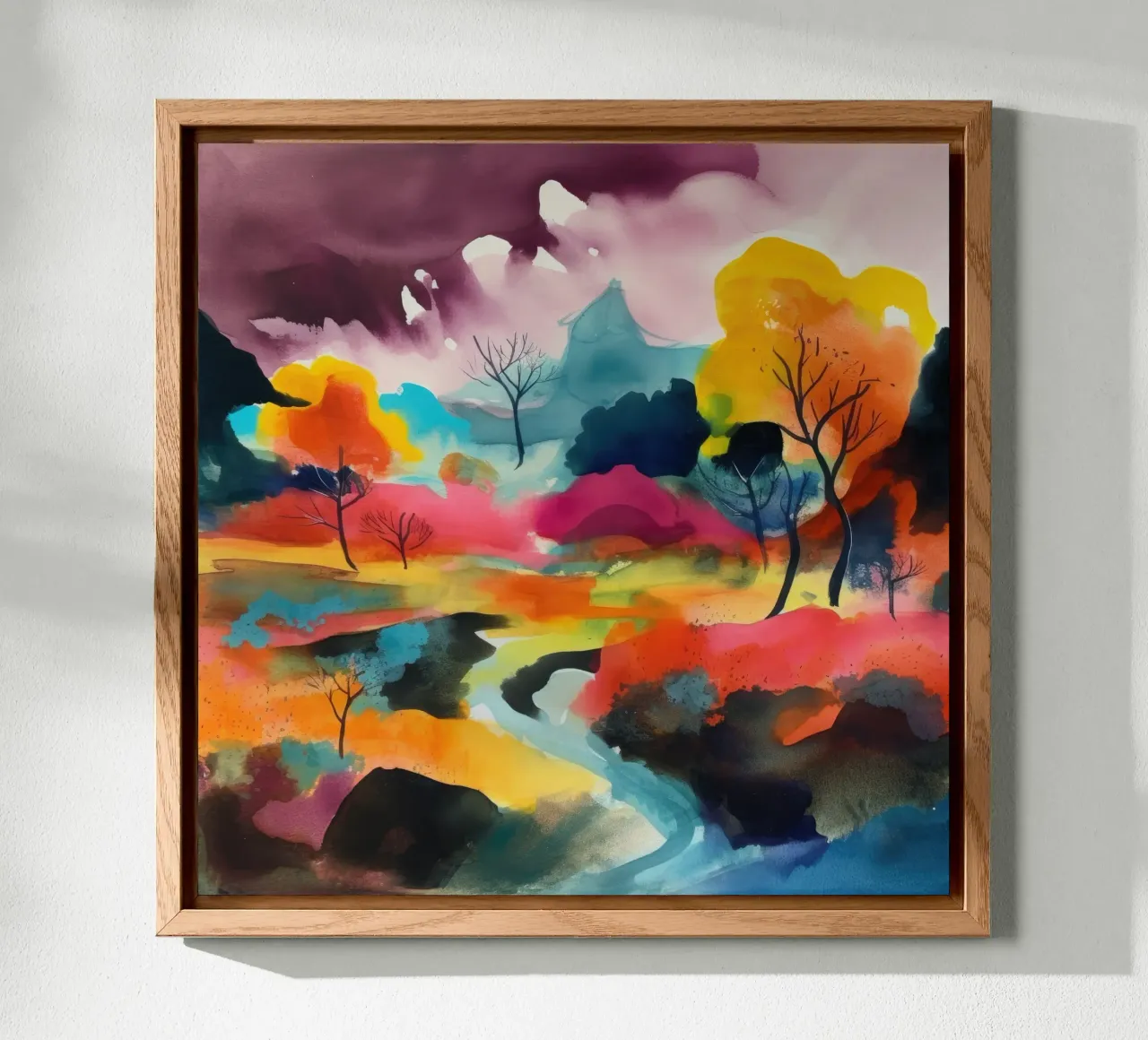 Il fiume dei colori alluminio dibond da DaarbyN