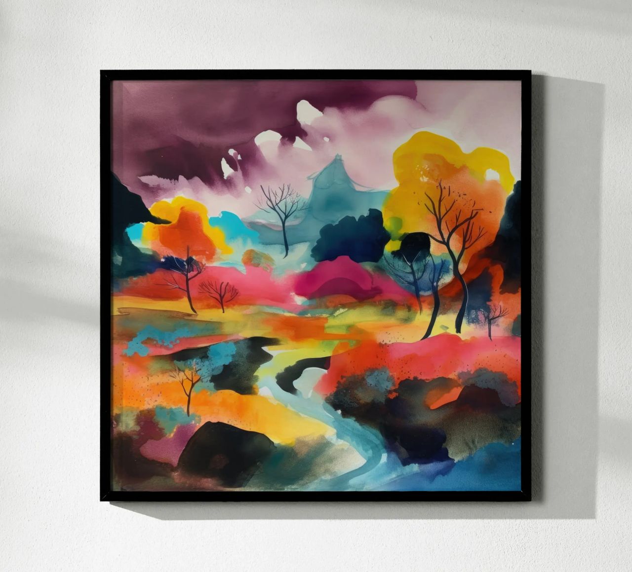 Fluss der Farben Poster von DaarbyN