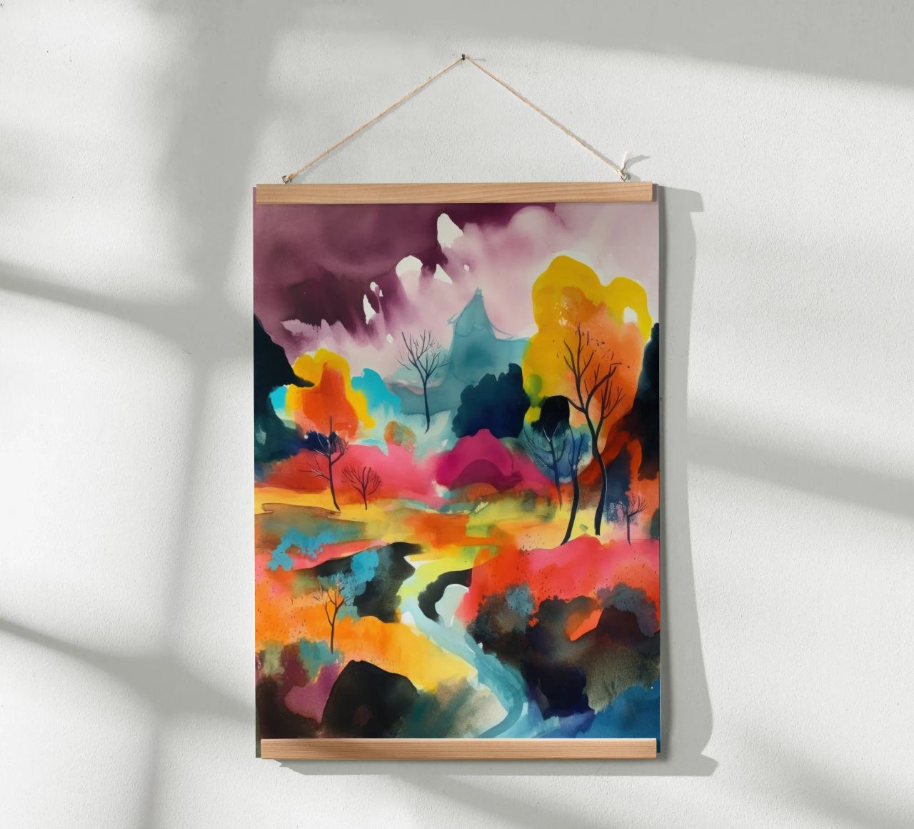 Fluss der Farben Poster von DaarbyN