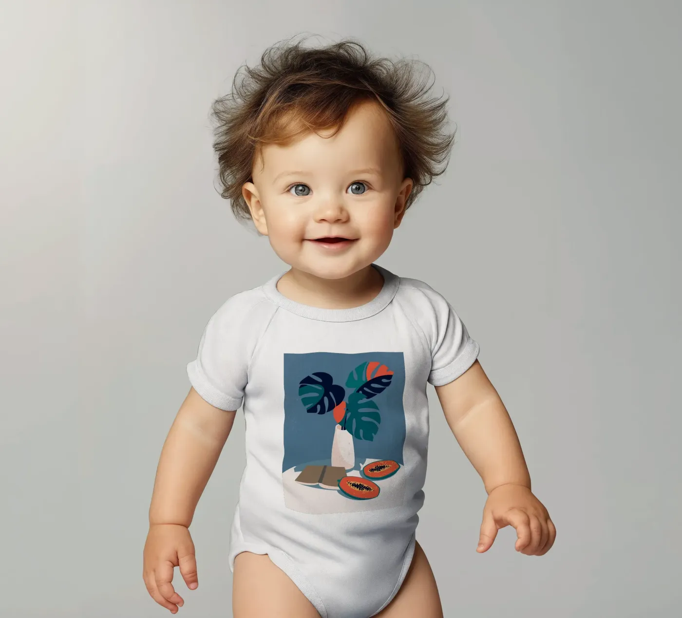 Mango Kurzarm Babybody von Urban Art Draw