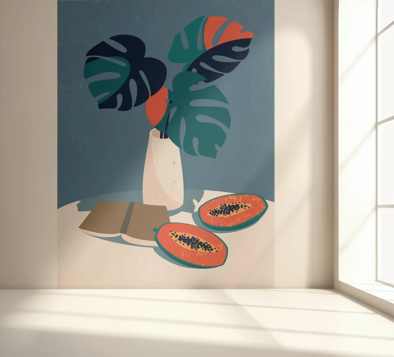 Mango fotobehang van Urban Art Draw