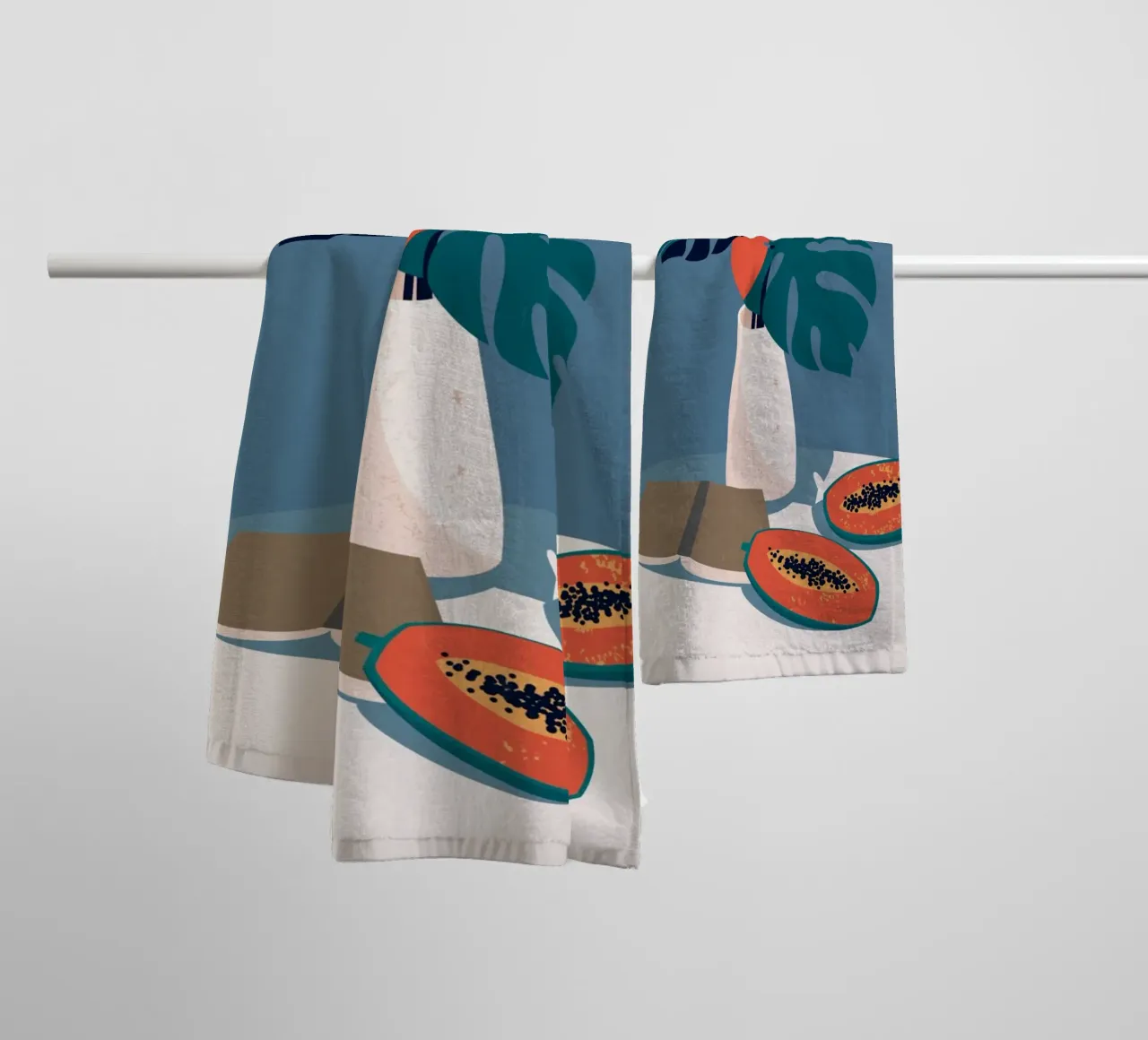 Mango towel by Urban Art Draw