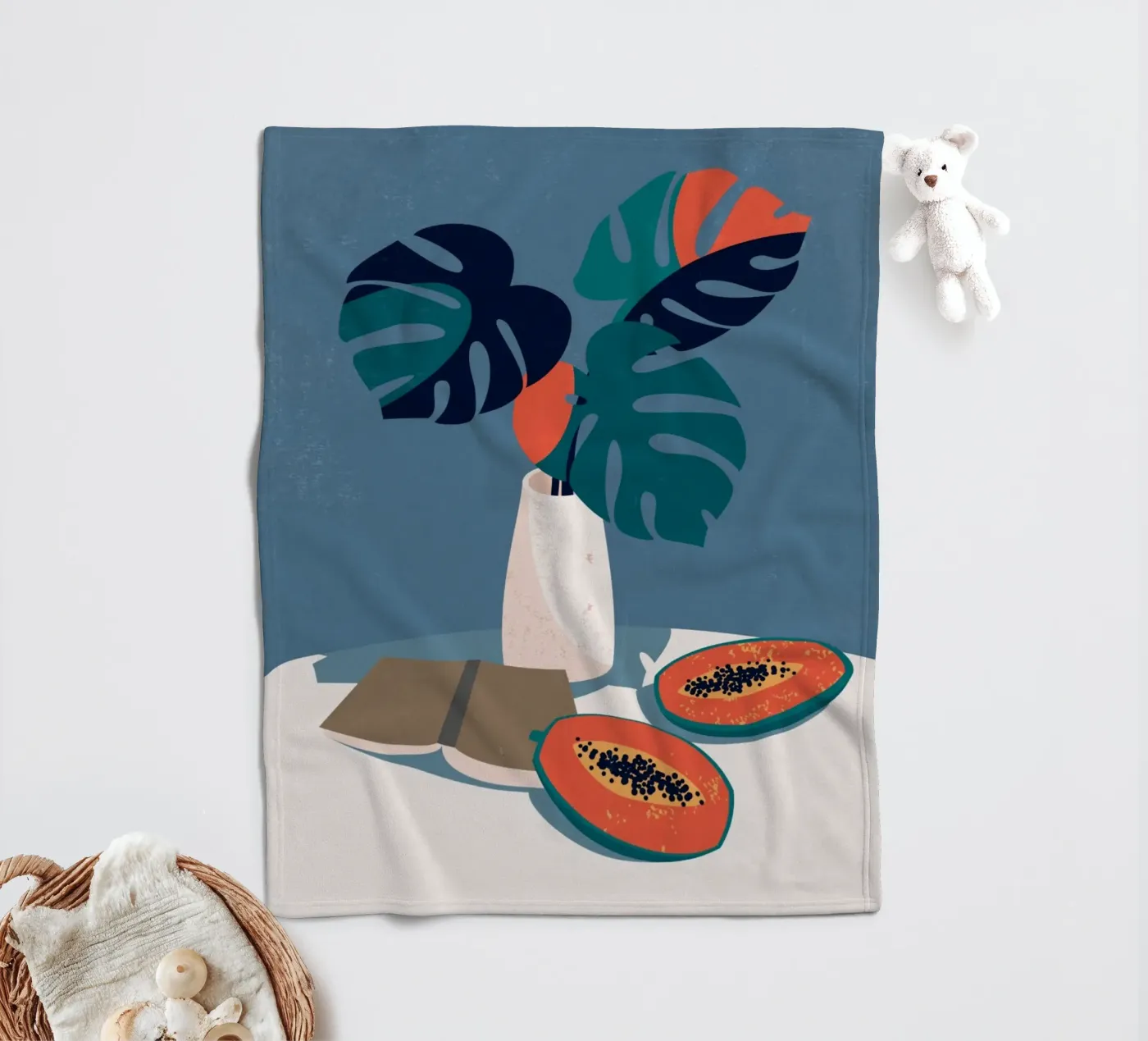 Mango Fleecedecke von Urban Art Draw