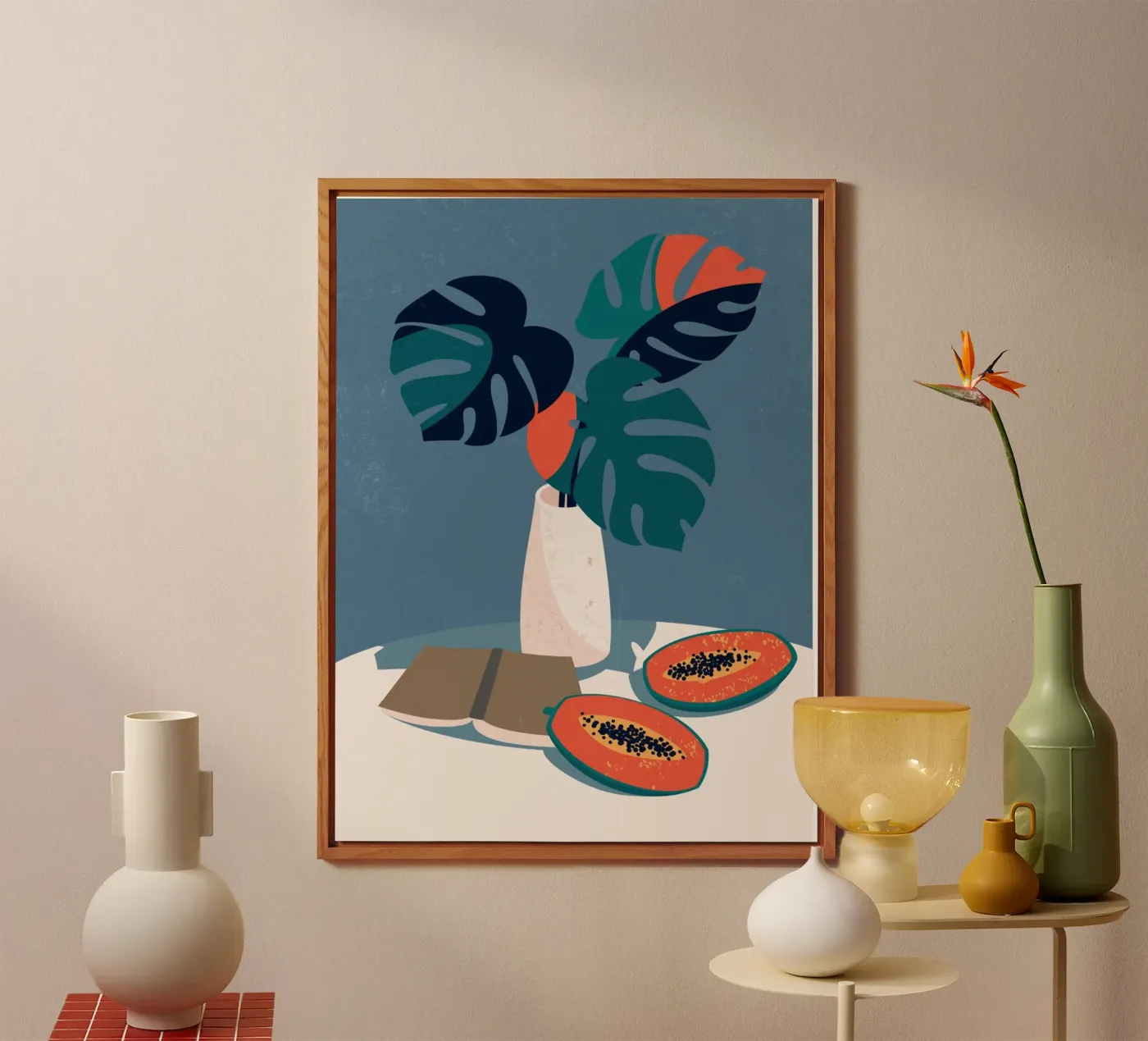 Mango forex-plaat van Urban Art Draw