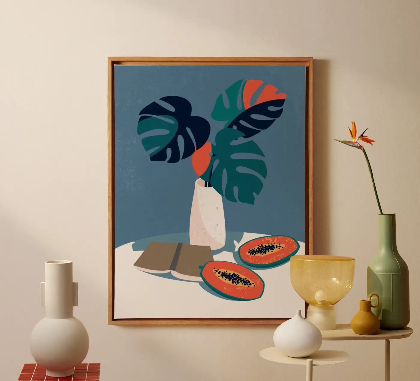 Mango Leinwand von Urban Art Draw
