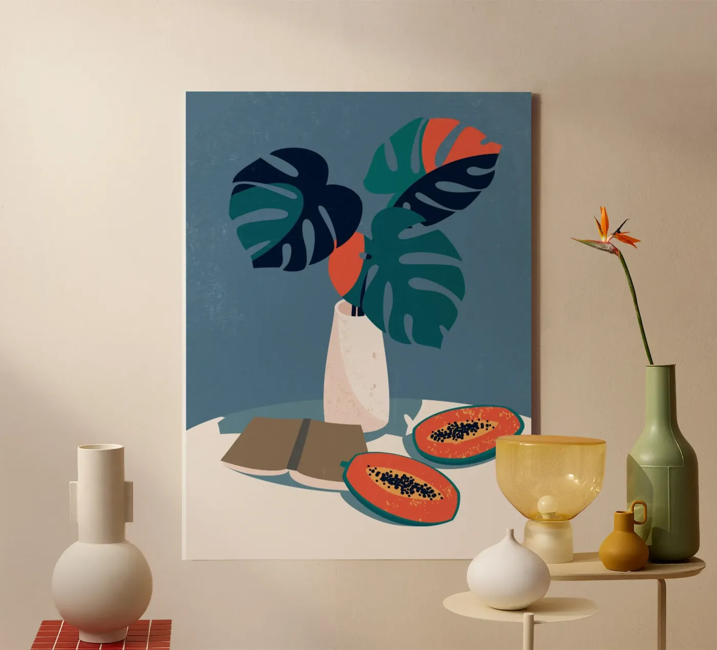Mango Leinwand von Urban Art Draw
