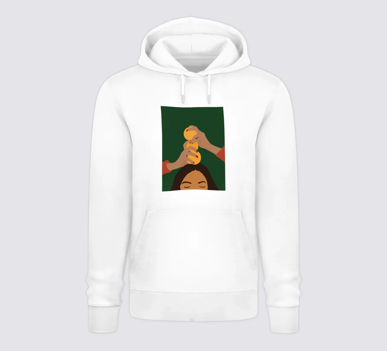 Testa di limone felpa con cappuccio da Urban Art Draw