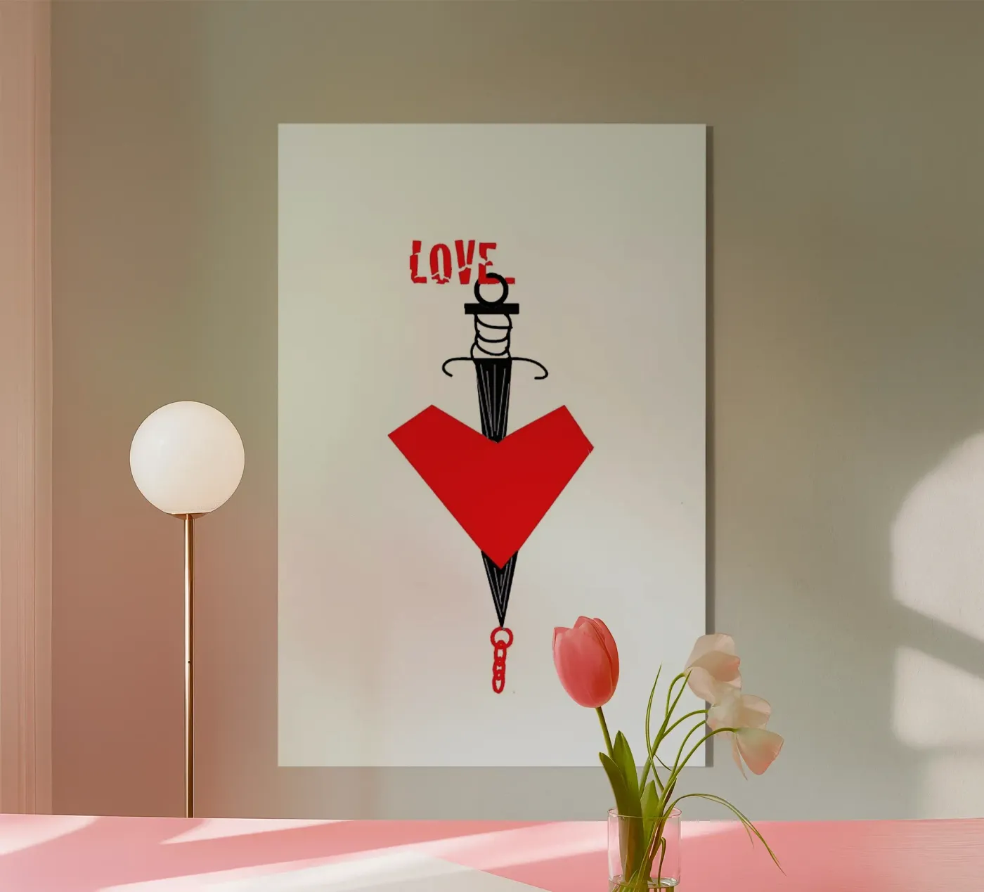 Love Is... plexiglass da Rococco LA