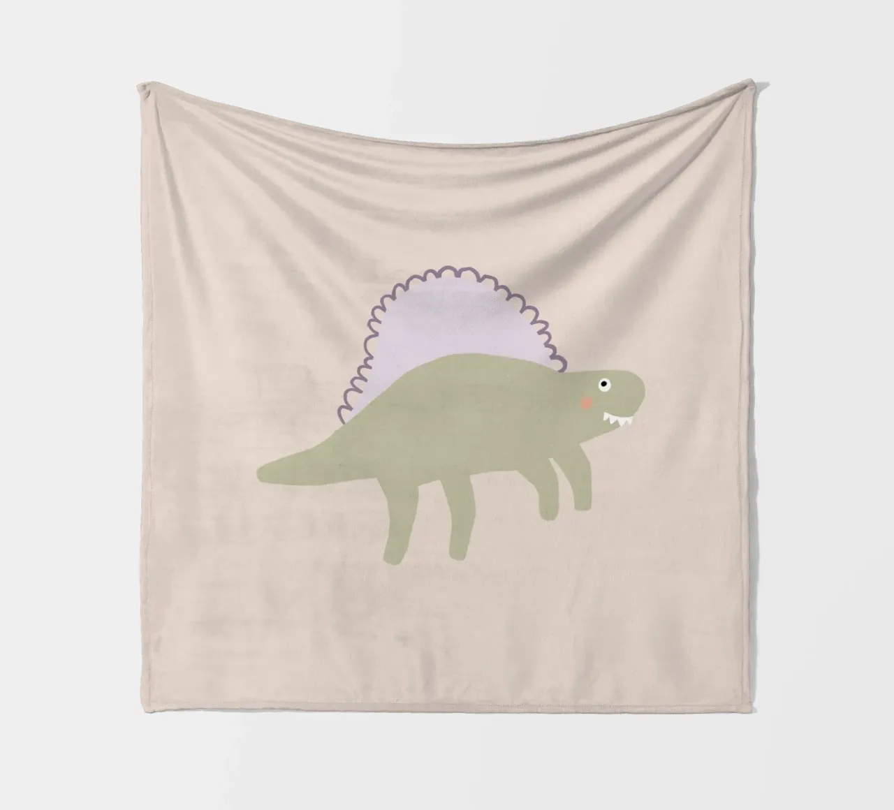 Dino green coperta in pile da AleksandraAnna