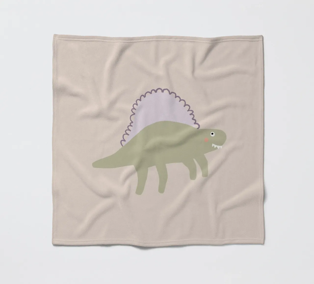 Dino green coperta in pile da AleksandraAnna