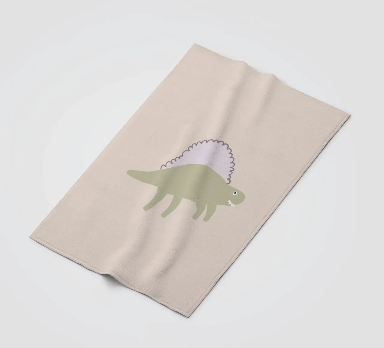 Dino green coperta in pile da AleksandraAnna