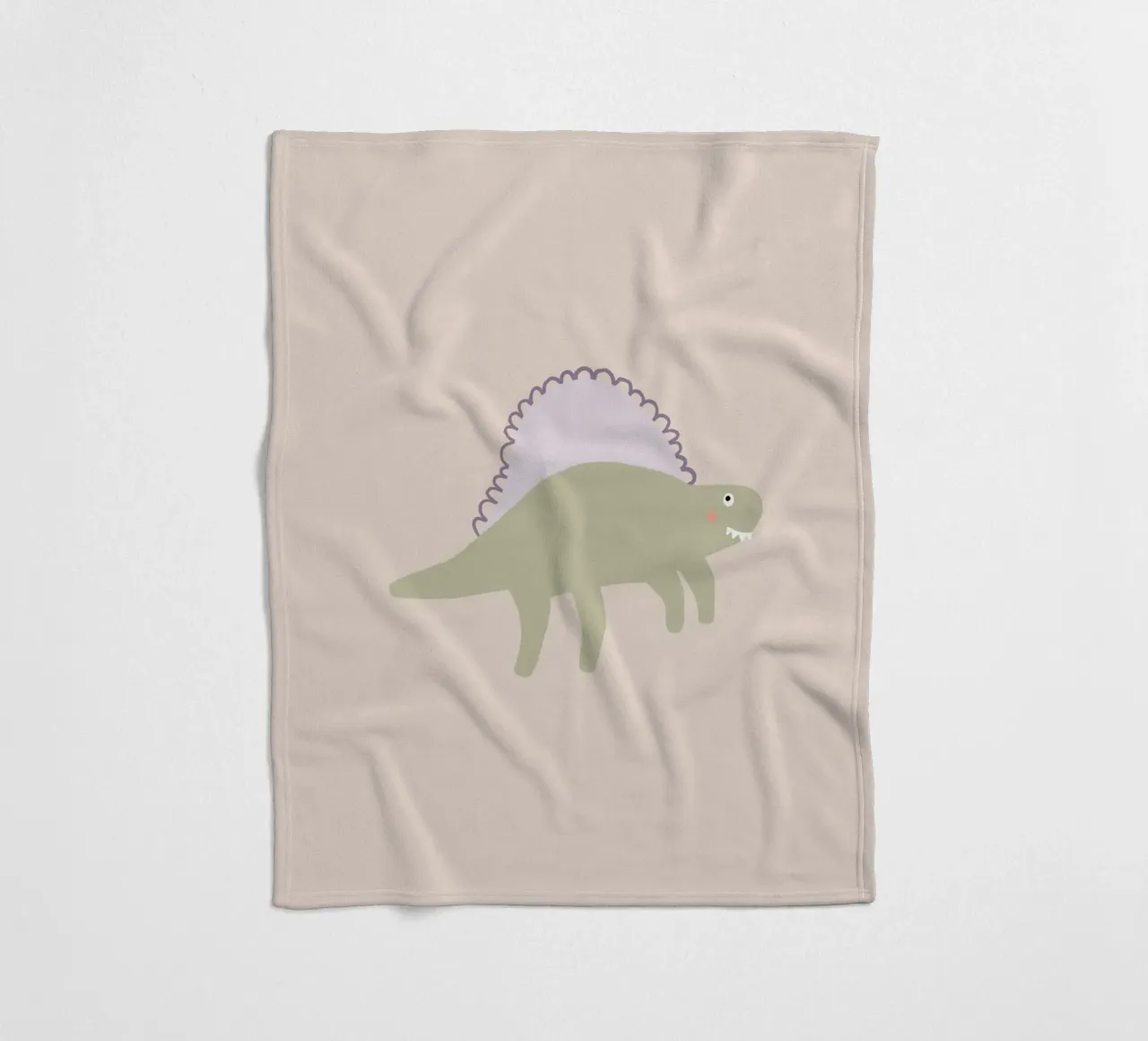 Dino green coperta in pile da AleksandraAnna