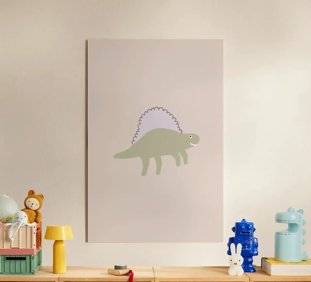 Dino green plexiglas de AleksandraAnna