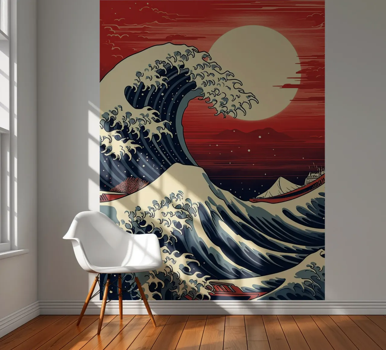 The Japanese Wave carta da parati fotografica da 2toastdesign