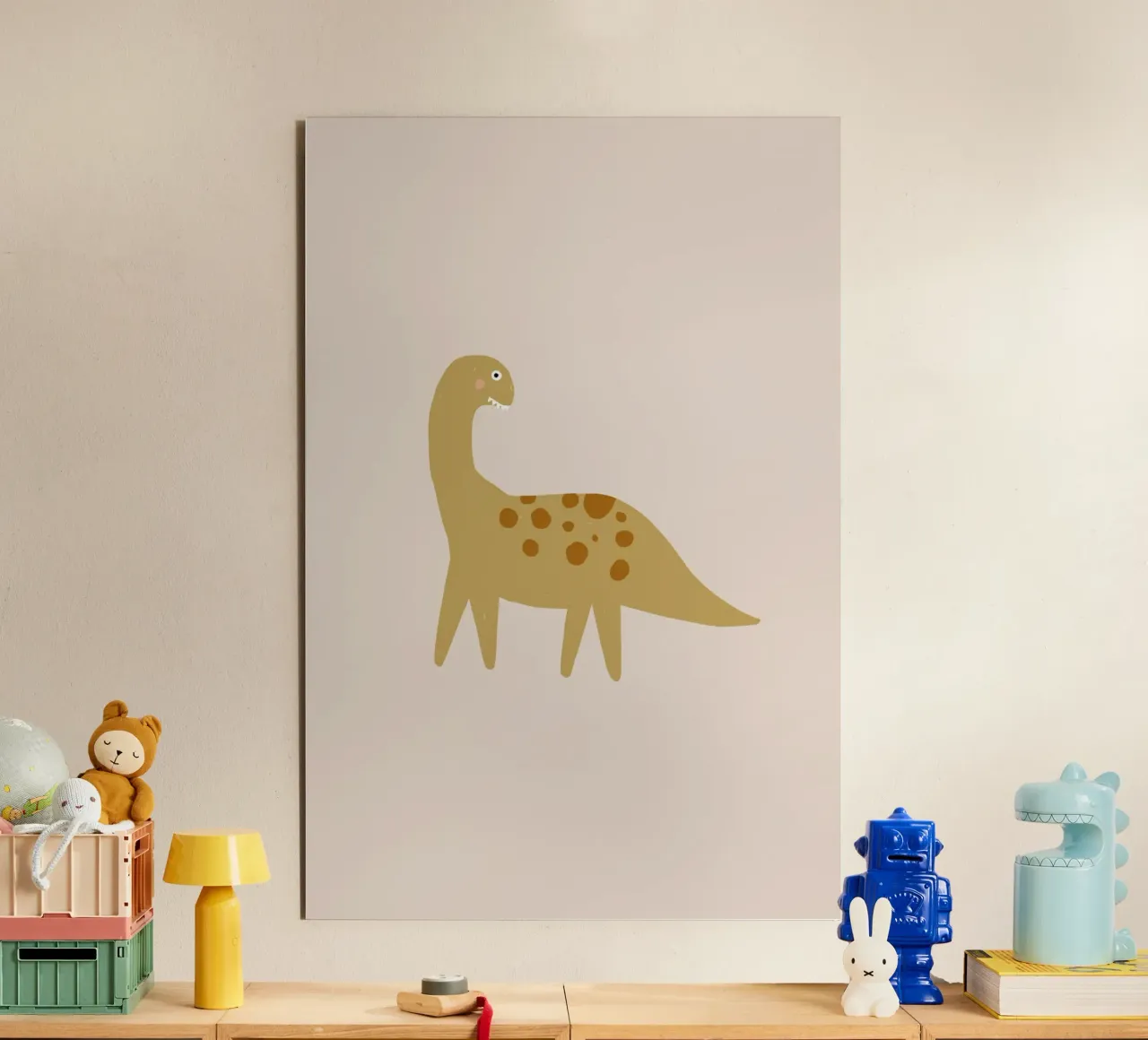 Dino yellow alluminio dibond da AleksandraAnna