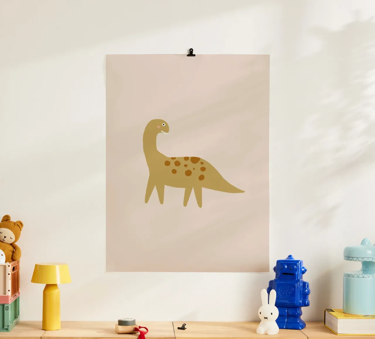 Dino yellow carta hahnemühle da AleksandraAnna