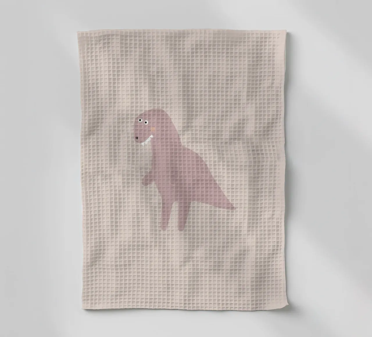Dino lilac canovaccio da cucina da AleksandraAnna