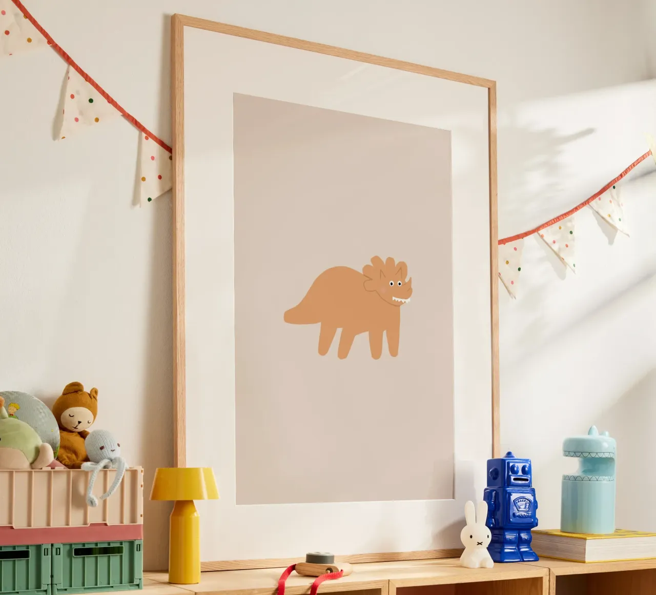 Dino orange carta hahnemühle da AleksandraAnna