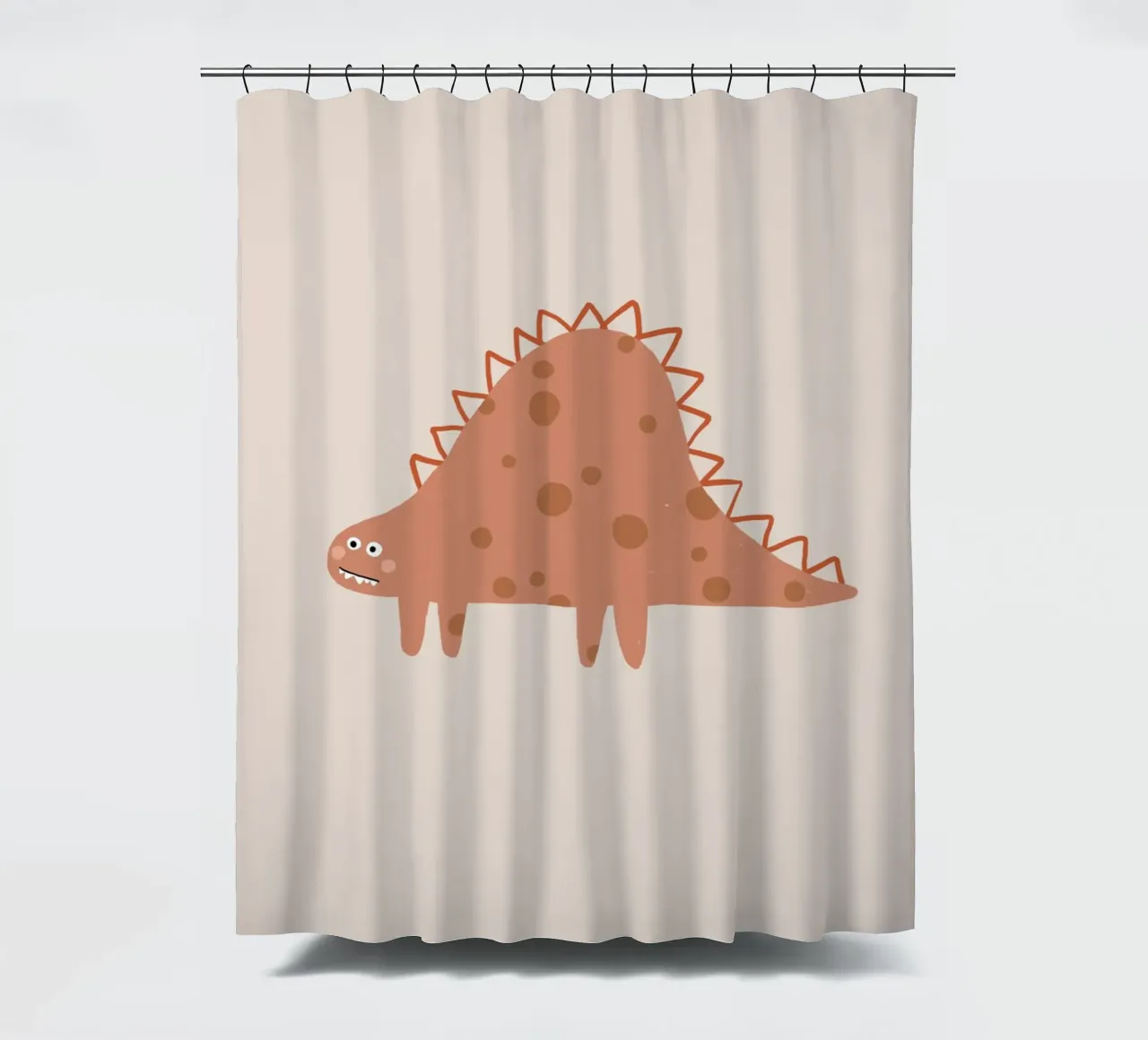 Dino red tenda da doccia da AleksandraAnna