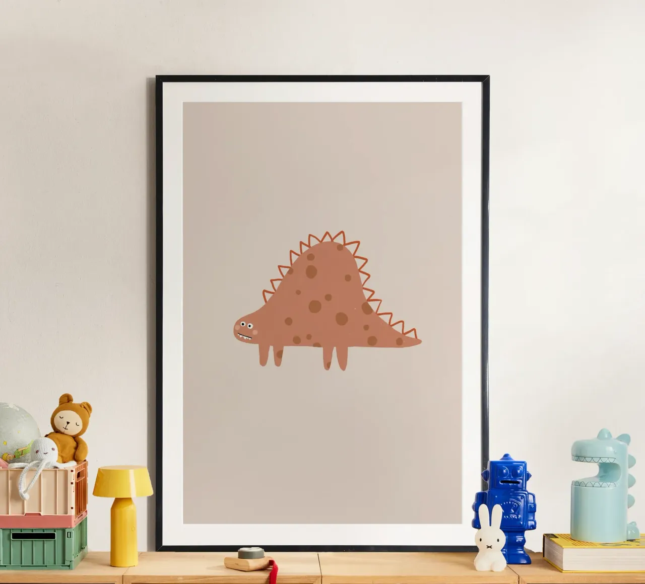 Dino red carta hahnemühle da AleksandraAnna