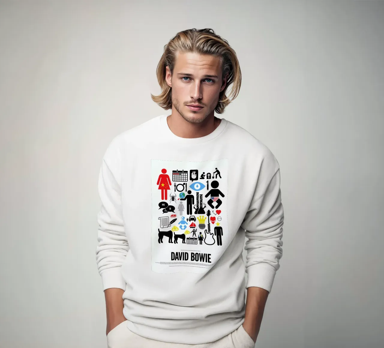 David Bowie felpa da Viktor Hertz