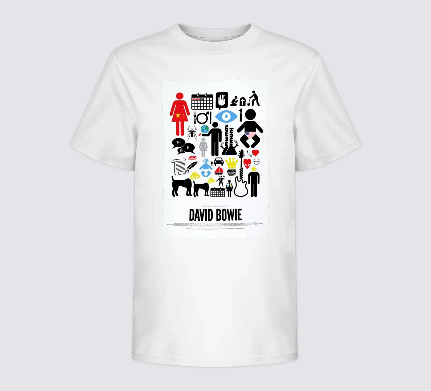 David Bowie t-shirt bambini da Viktor Hertz