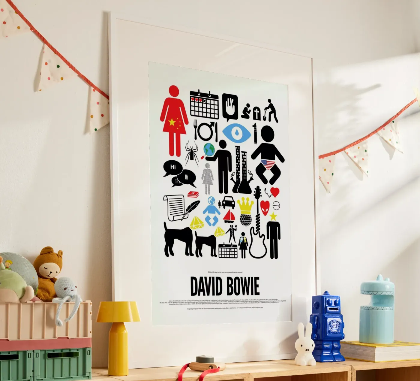 David Bowie poster by Viktor Hertz