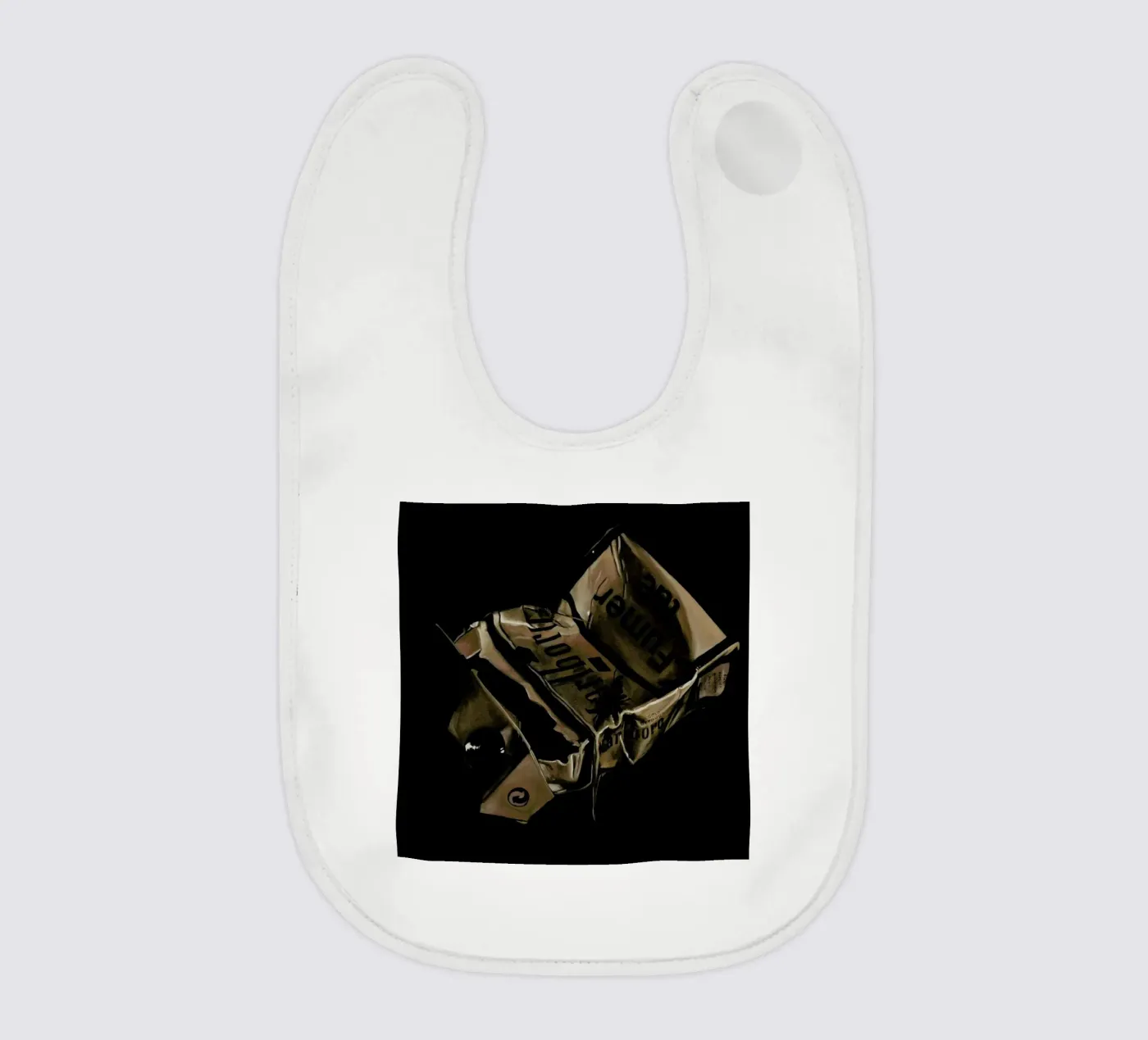 Usagé Marlboro baby bib by Jérôme Romain