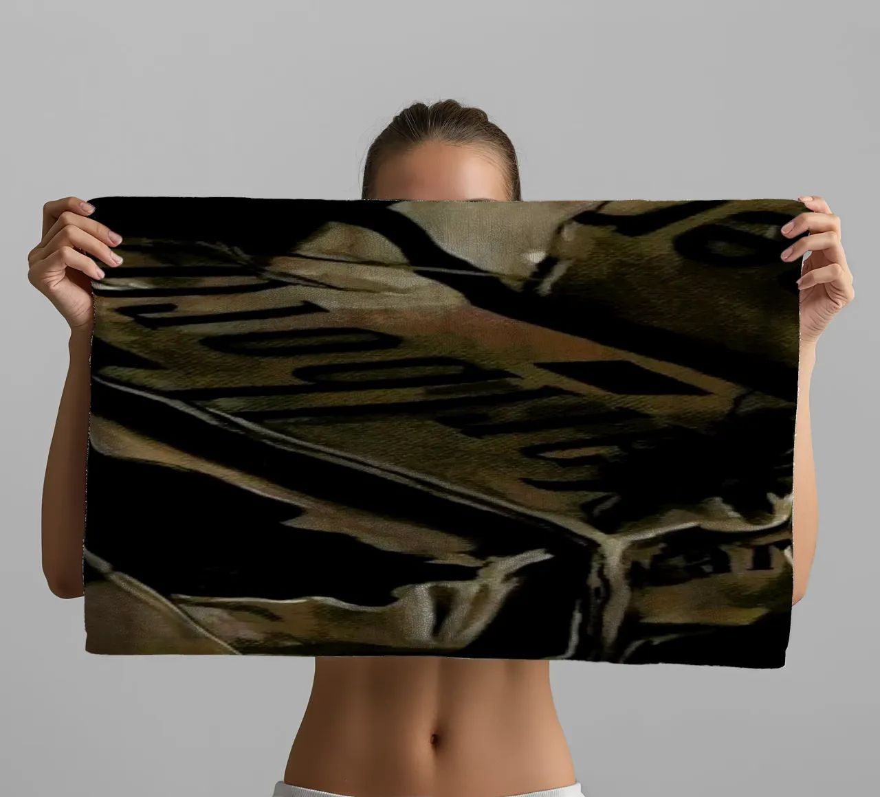 Usagé Marlboro towel by Jérôme Romain