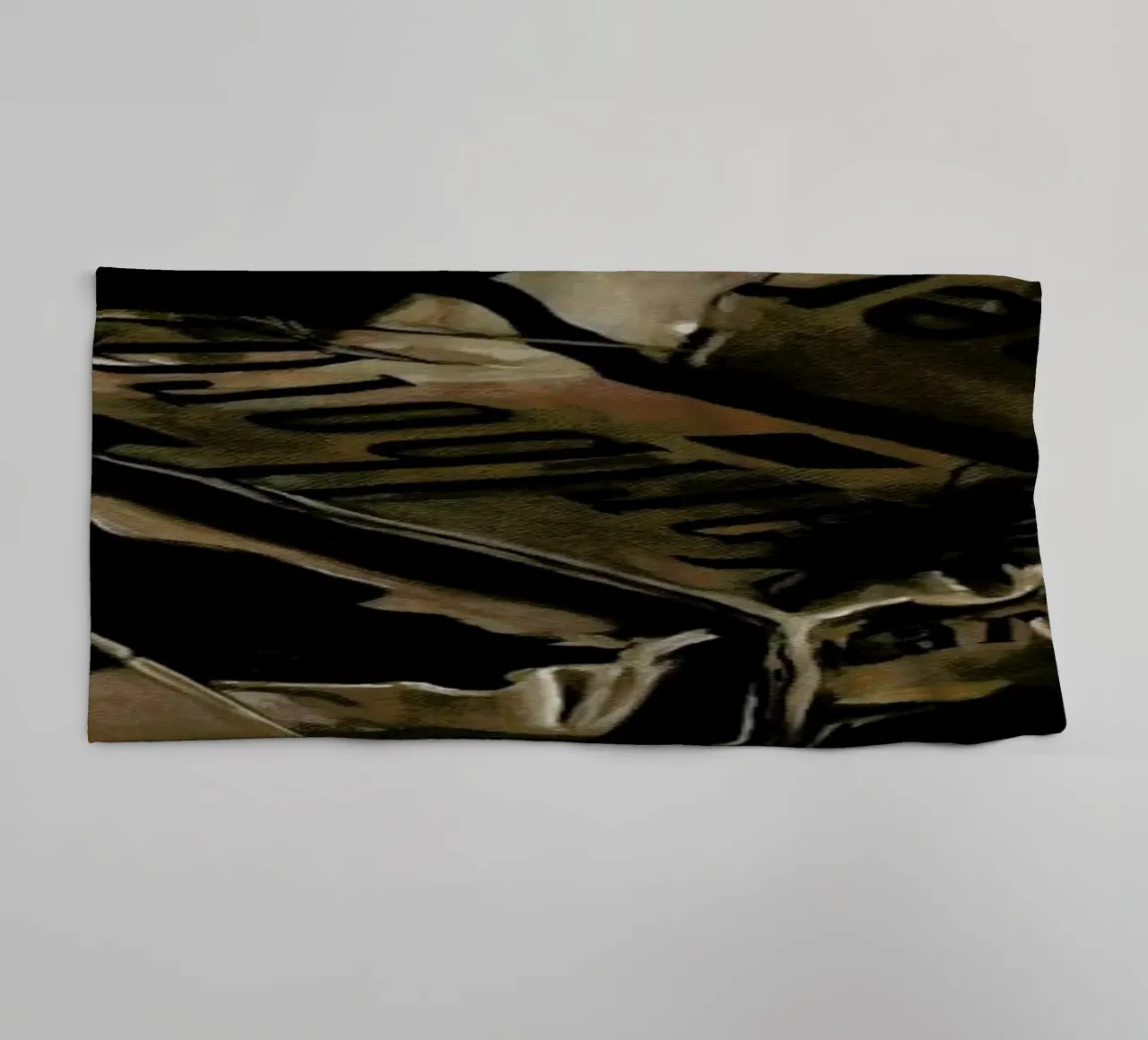 Usagé Marlboro towel by Jérôme Romain